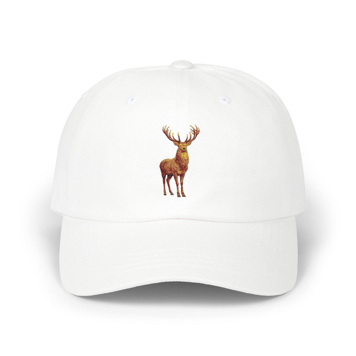 Watercolor Deer Cap | Embroidered Stag Dad Hat, Nature Outdoors