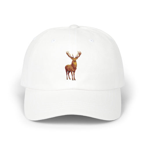 Watercolor Deer Cap | Embroidered Stag Dad Hat, Nature Outdoors