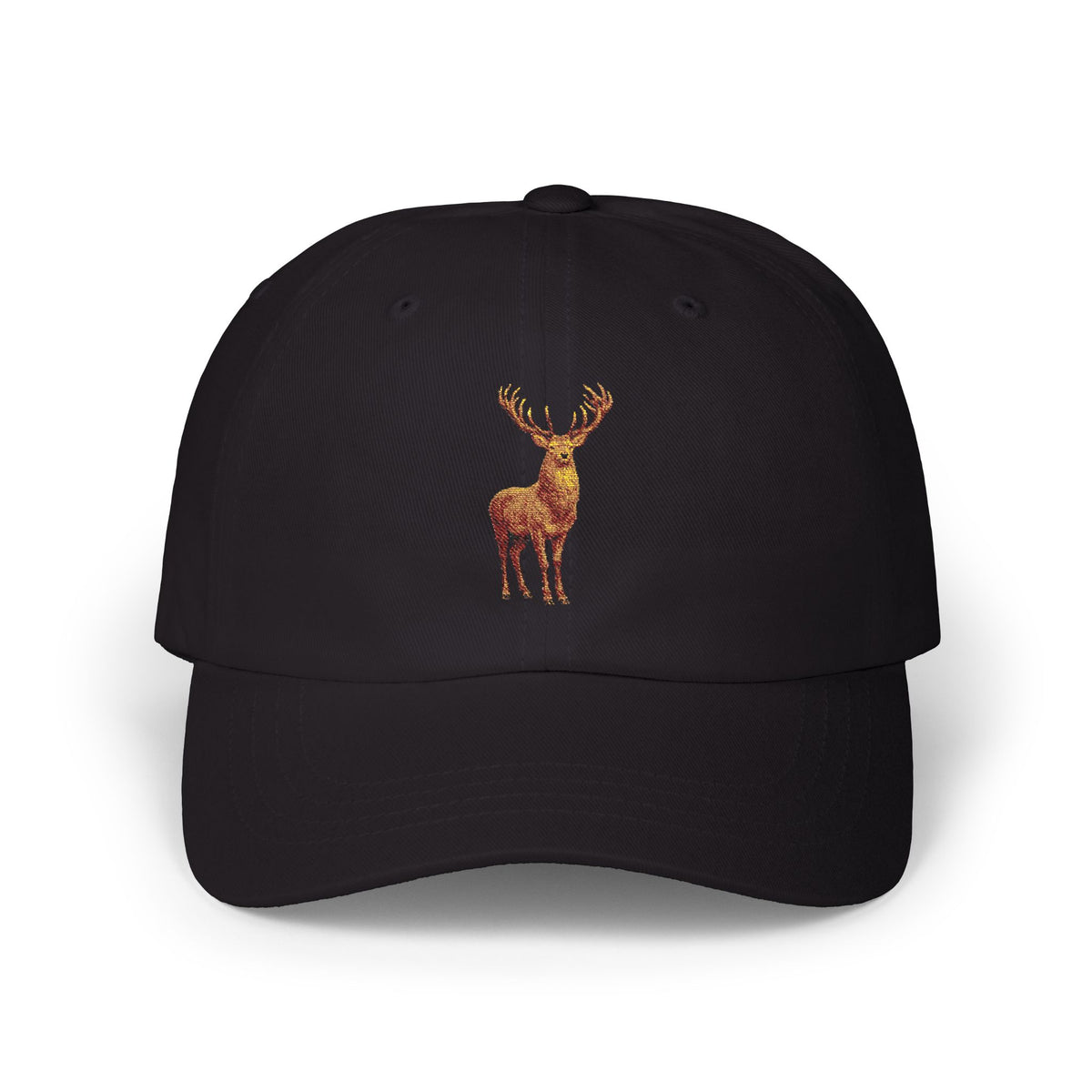 Watercolor Deer Cap | Embroidered Stag Dad Hat, Nature Outdoors