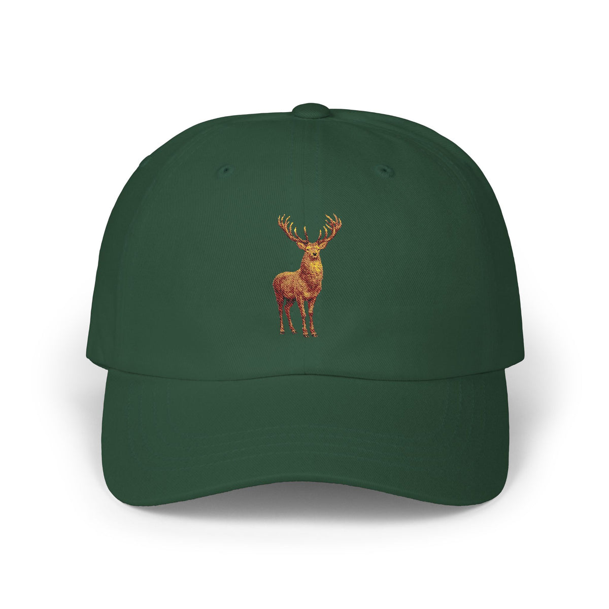 Watercolor Deer Cap | Embroidered Stag Dad Hat, Nature Outdoors