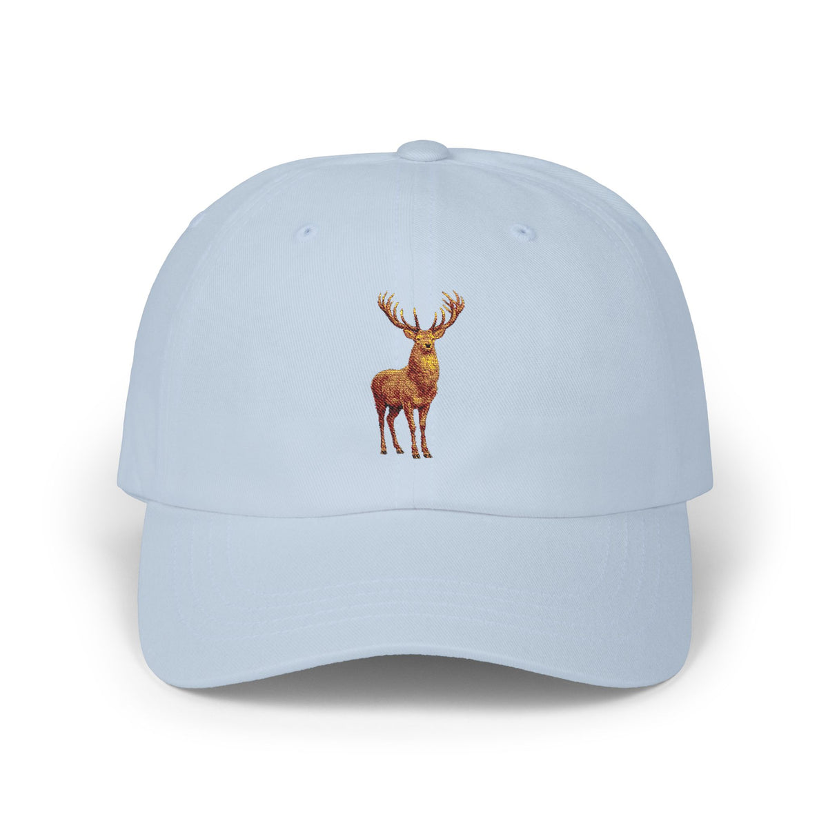 Watercolor Deer Cap | Embroidered Stag Dad Hat, Nature Outdoors